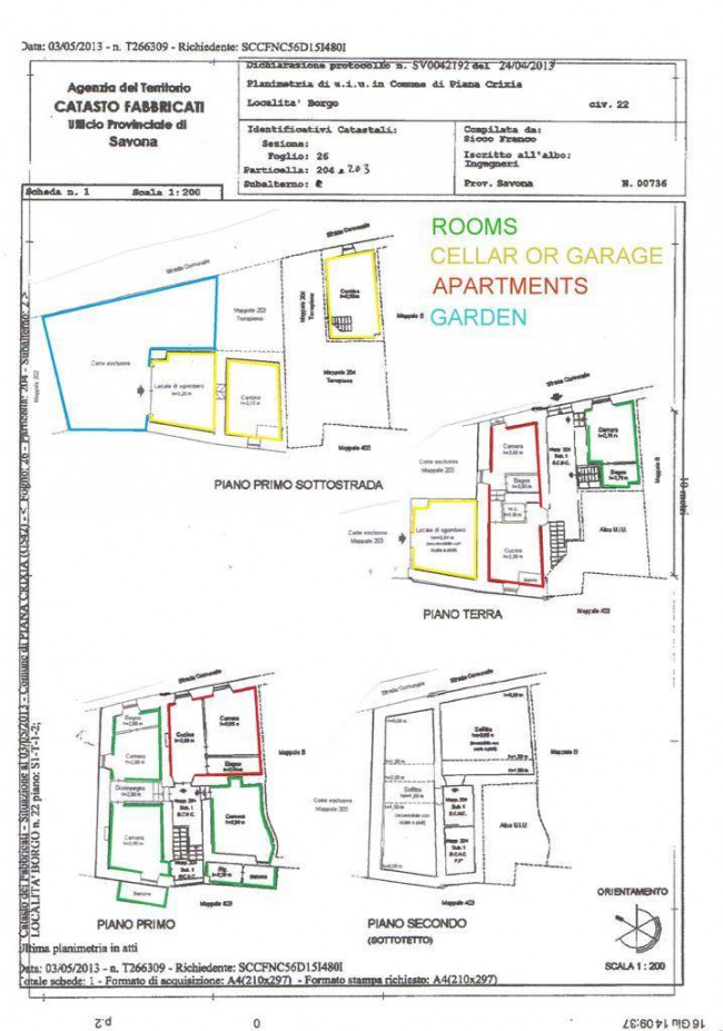 Casa semi-indipendente in vendita a Piana Crixia (SV)