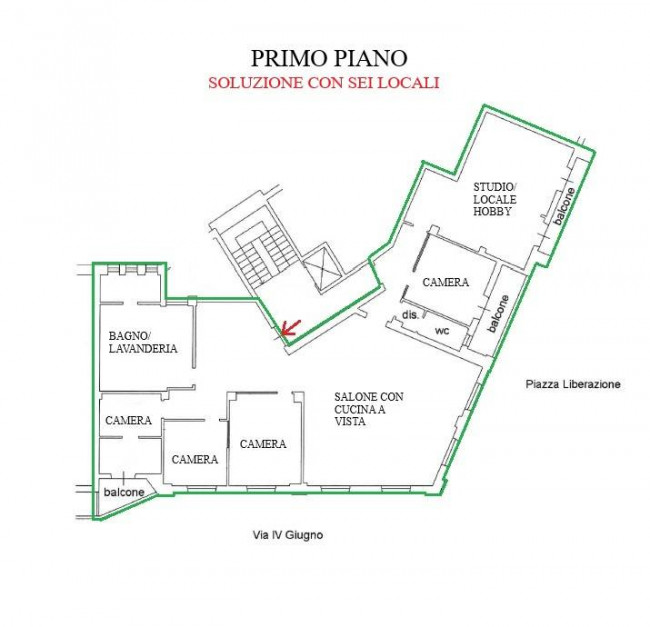 Appartamento in vendita