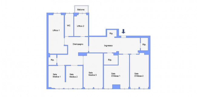 Studio/Ufficio in affitto - Centro Storico