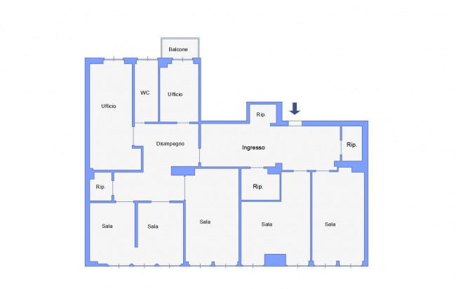 Studio/Ufficio in affitto - Centro Storico