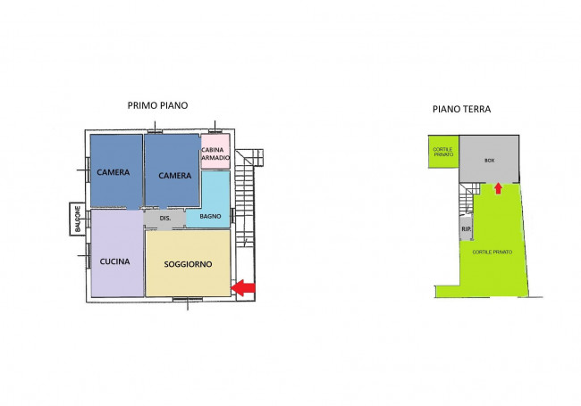 Appartamento in villa in vendita