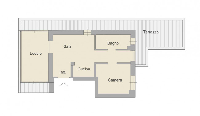 Attico in affitto - Garibaldi