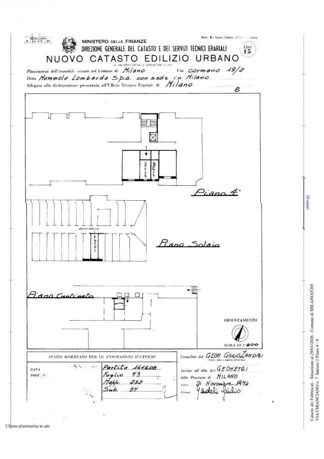Appartamento in vendita - Affori