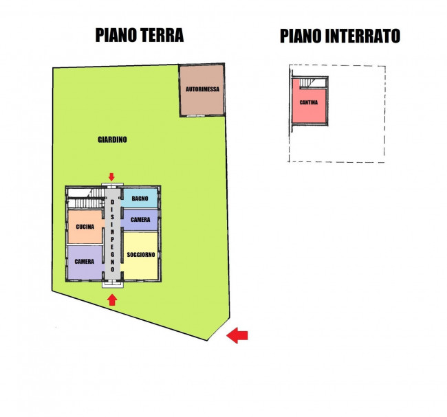 Villa bifamiliare in vendita