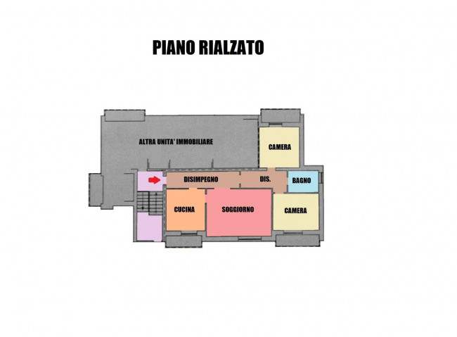 Appartamento in villa in vendita - Bernate