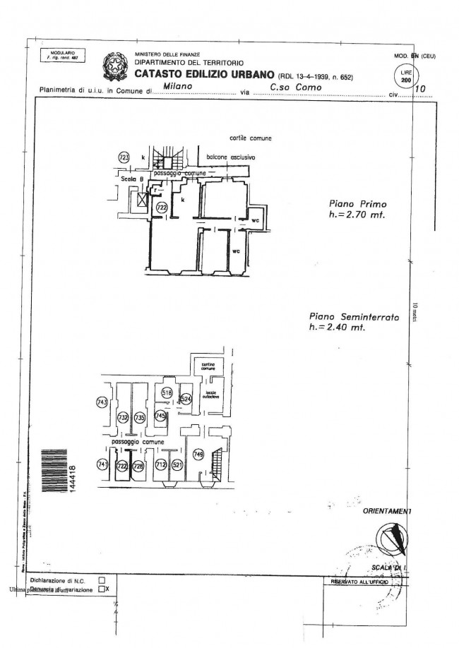Appartamento in vendita - Garibaldi