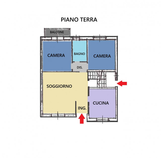 Porzione di villa bifamiliare in vendita