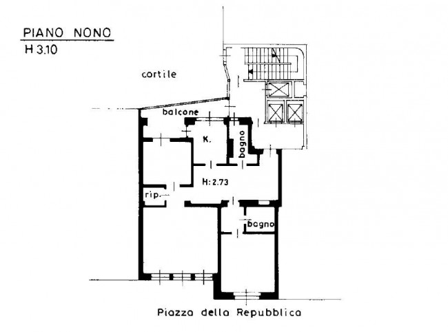 Appartamento in affitto - Repubblica