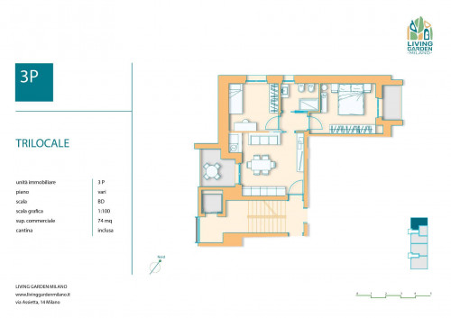 Appartamento in affitto - Affori