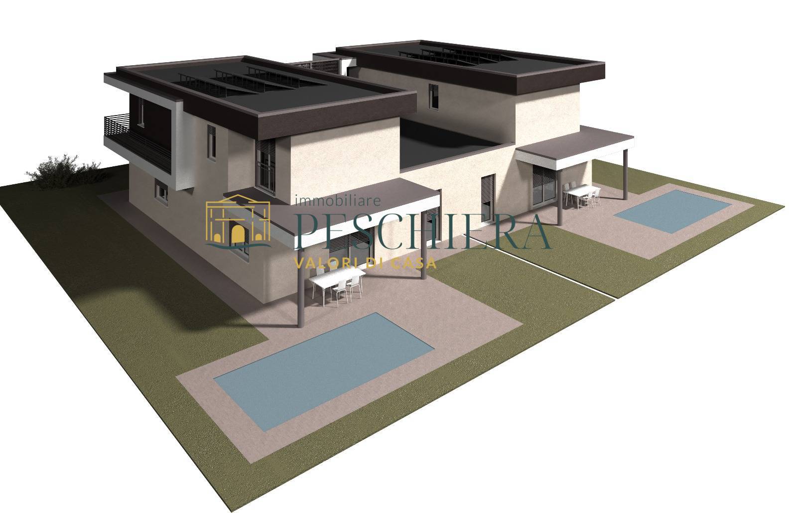 Porzione di villa bifamiliare in vendita a Valeggio sul Mincio