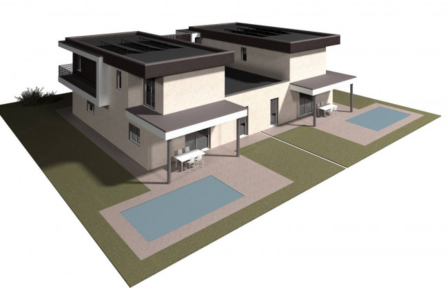 Porzione di villa bifamiliare in vendita a Valeggio sul Mincio