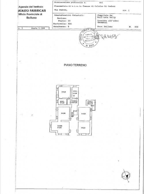 Casa indipendente in vendita a Calalzo Di Cadore (BL)