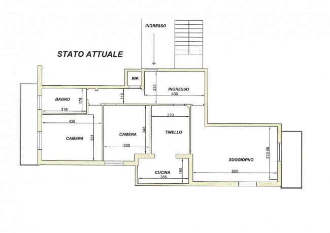 2 CAMERE in vendita a Fidenza