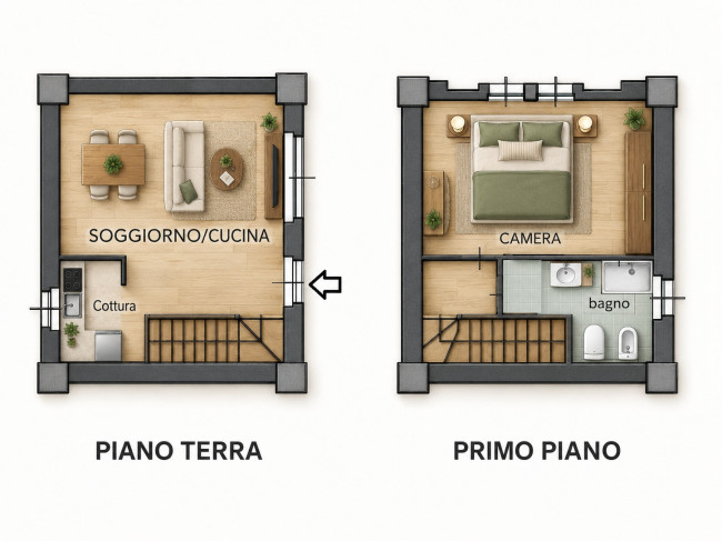Casa indipendente in vendita a Torre de' Negri