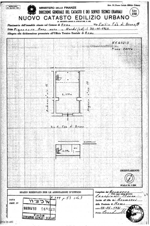 Negozio  in <br/> vendita a Roma