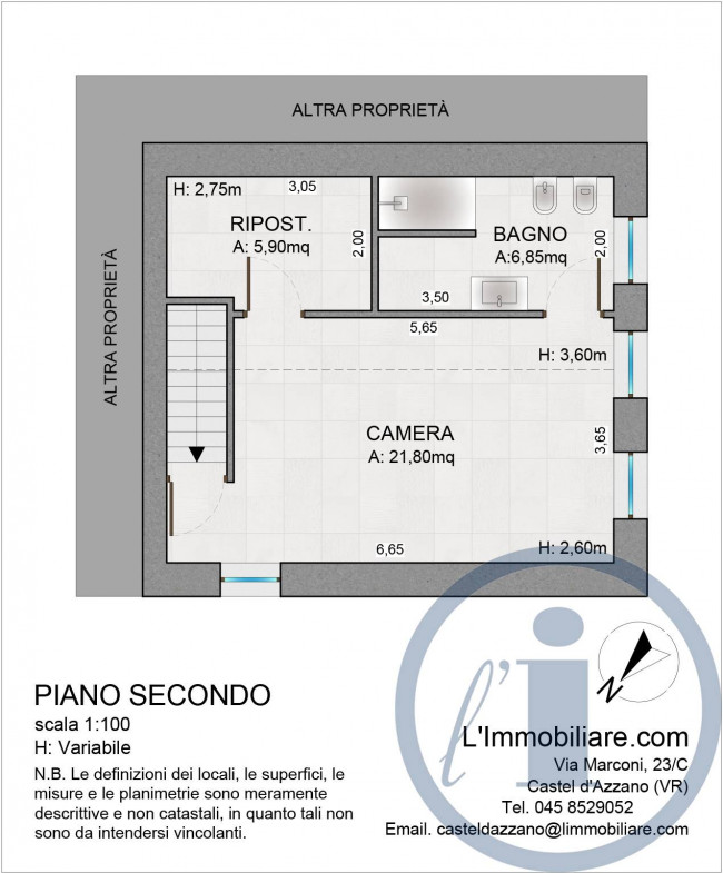 Villetta a schiera in vendita a Castel D'azzano (VR)