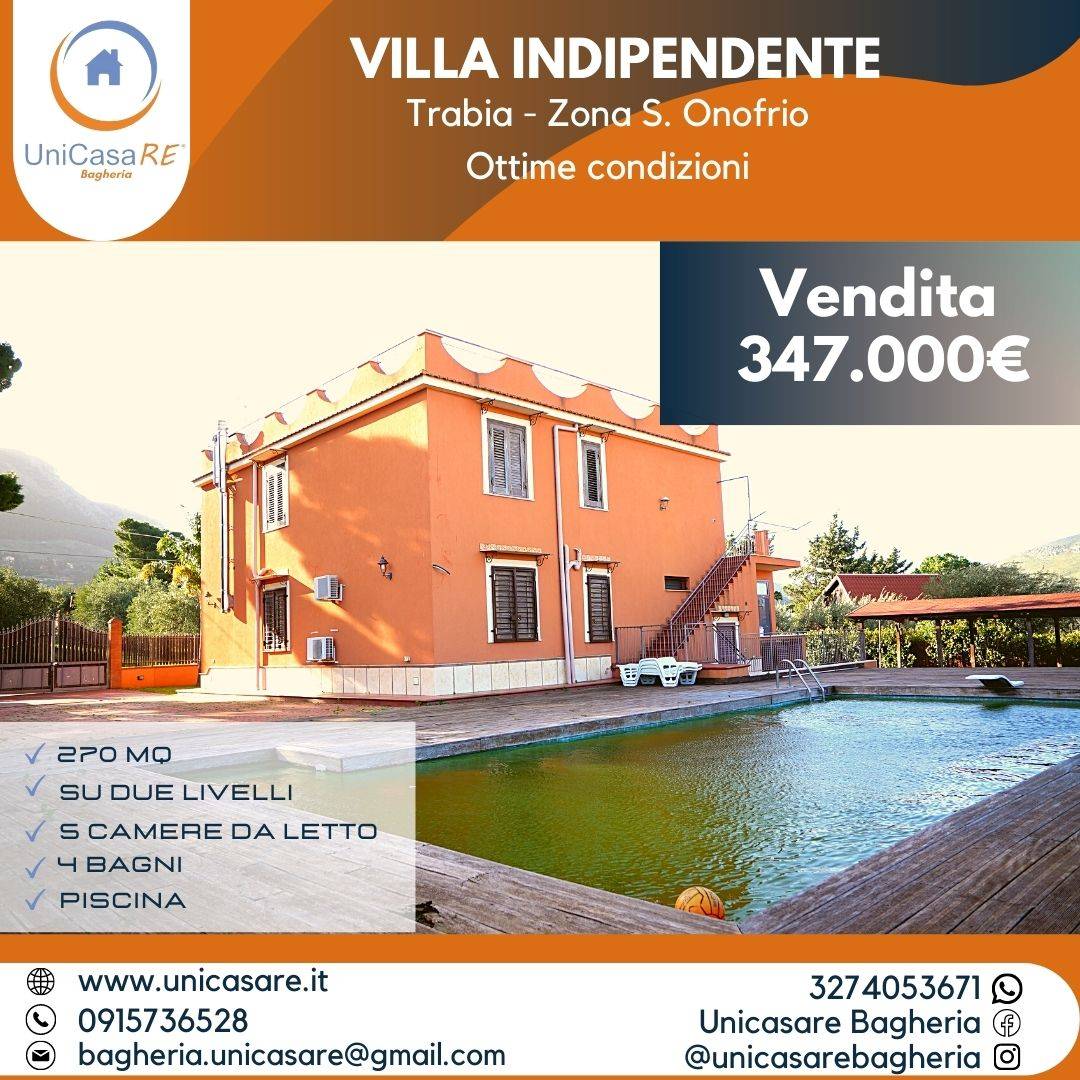 Villa in vendita a Trabia (PA)