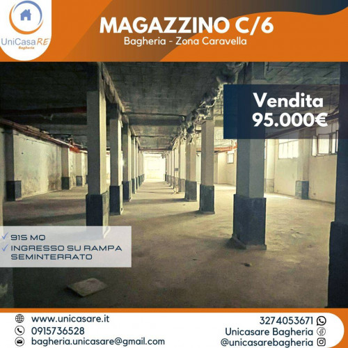 Garage/Box/Posto auto in vendita a Bagheria (PA)