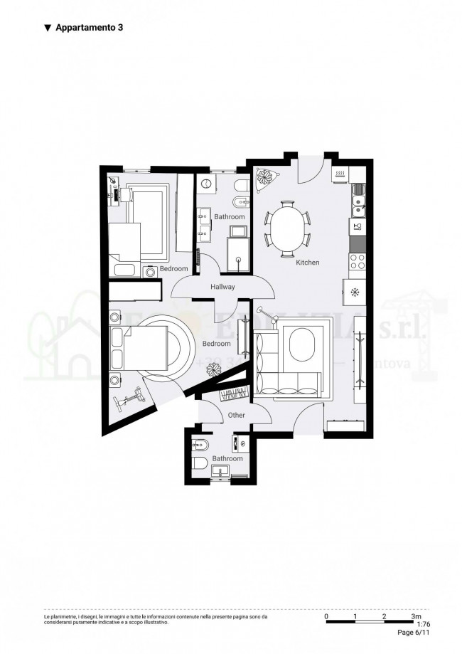 Appartamento in vendita a Volta Mantovana