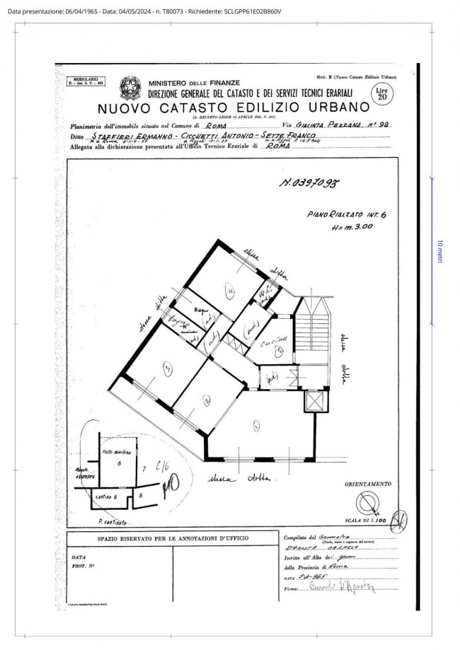 Appartamento in vendita a Parioli, Roma (RM)