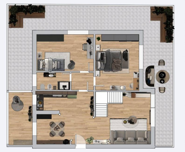 Attico/Mansarda in vendita a Roma