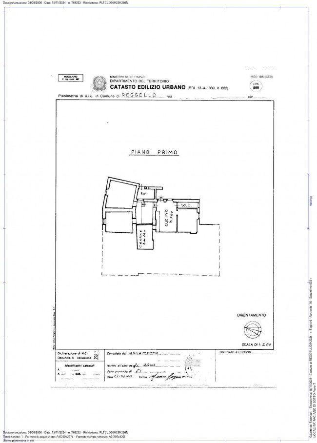 Casa colonica in vendita a Reggello