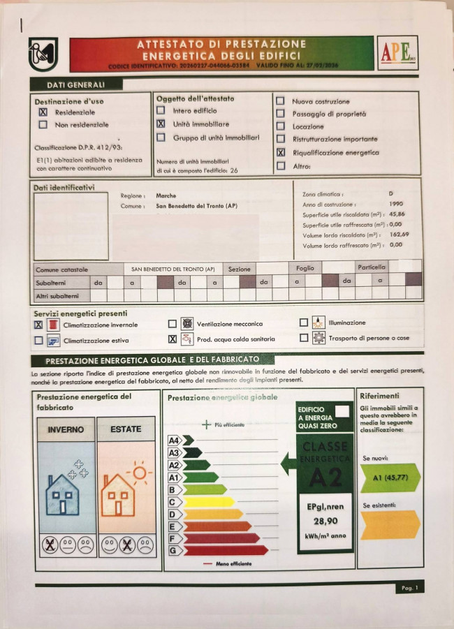 Appartamento in vendita a San Benedetto del Tronto