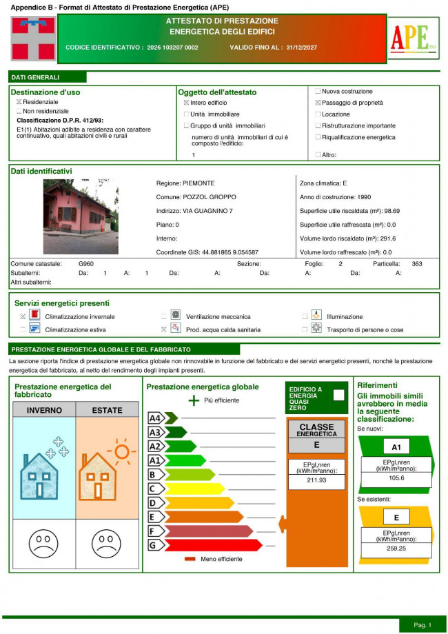 Casa singola in vendita a Pozzol Groppo