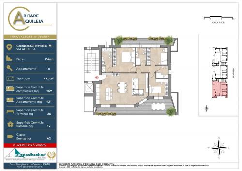 Appartamento in vendita a Cernusco sul Naviglio