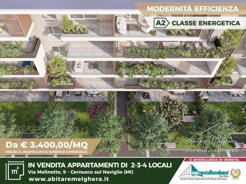 Mansarda in vendita a Cernusco sul Naviglio