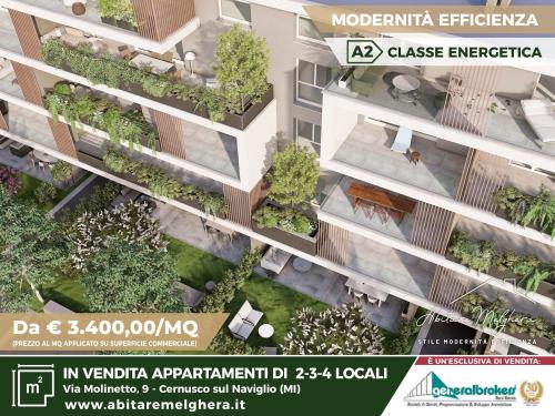 Mansarda in vendita a Cernusco sul Naviglio