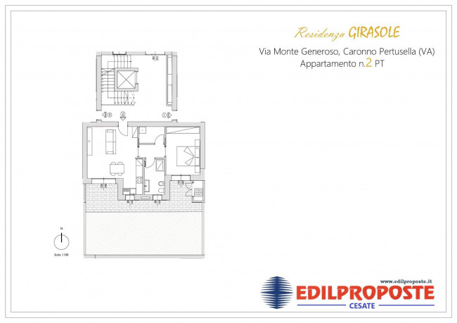 Appartamento in vendita a Caronno Pertusella