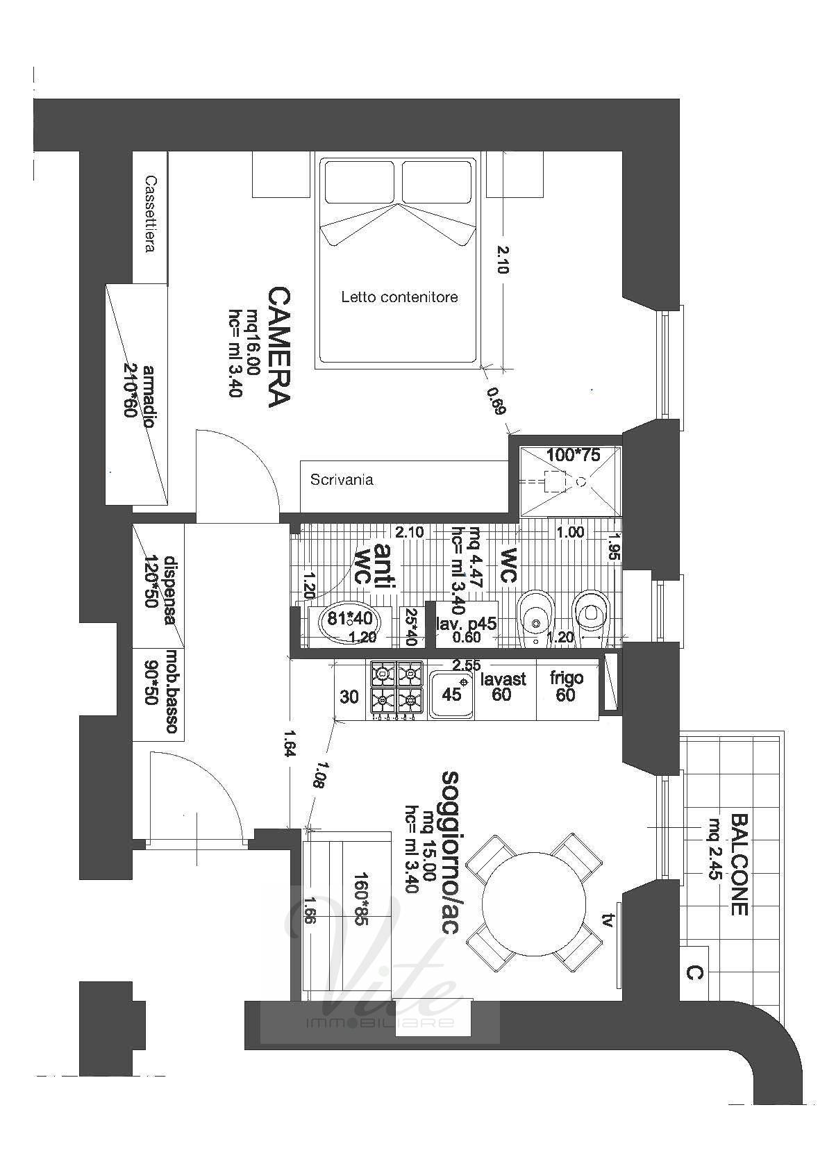 Appartamento in affitto a Milano