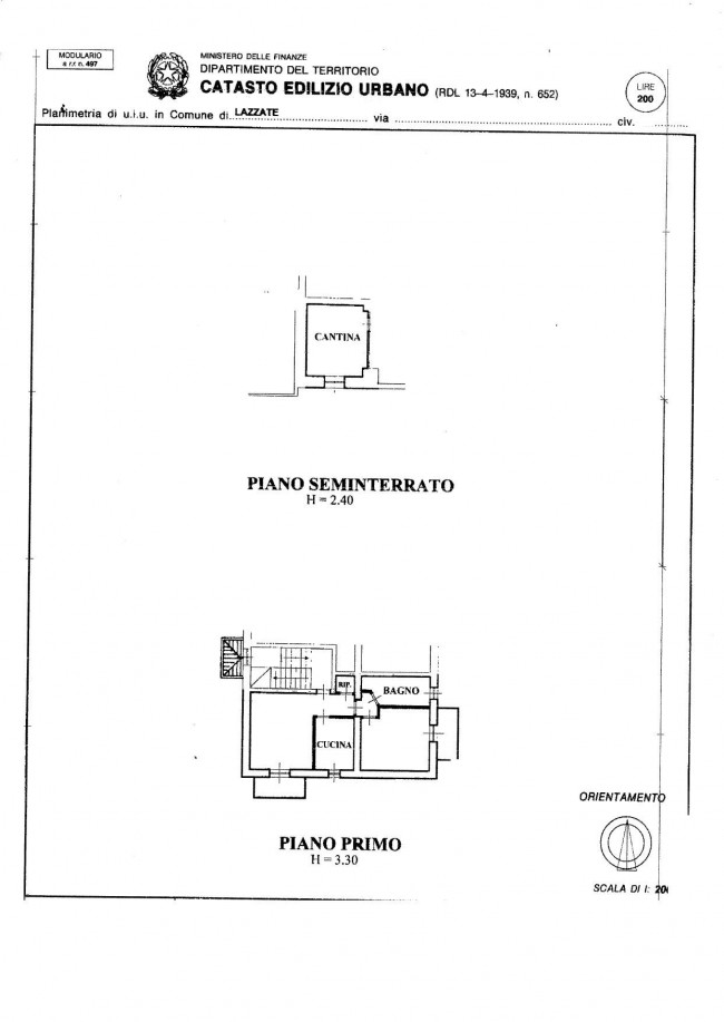 Appartamento in vendita a Lazzate