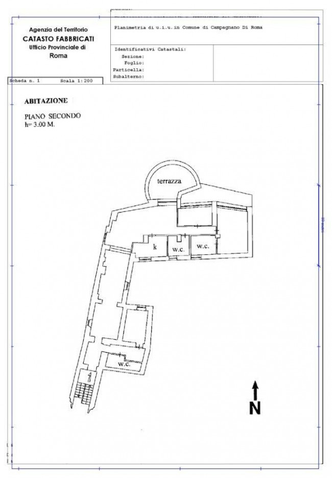Appartamento in vendita a Campagnano di Roma
