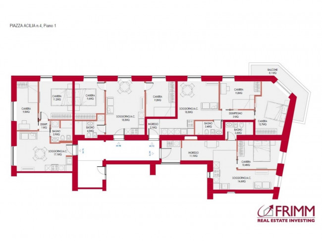 Appartamento in vendita a Roma