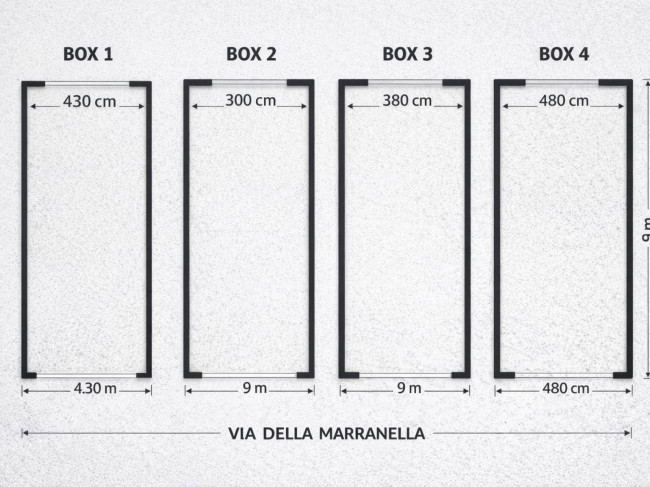 Box o garage in vendita a Roma