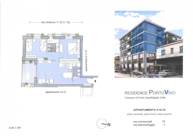 Appartamento in vendita a Porto Sant'Elpidio