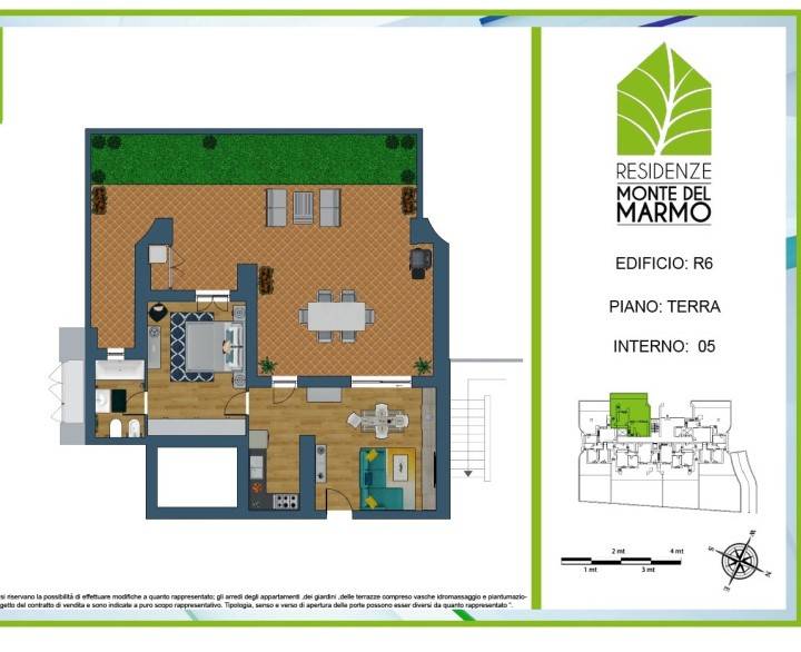 6121405 Bilocale in Via Monte Del Marmo, Roma, Zona Boccea/Nuove Costruzioni