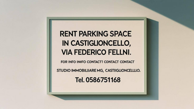 POSTO AUTO in affitto a Rosignano Marittimo