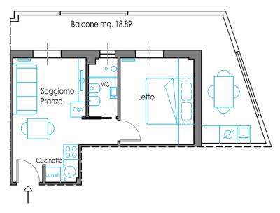 Appartamento in affitto a Cesenatico