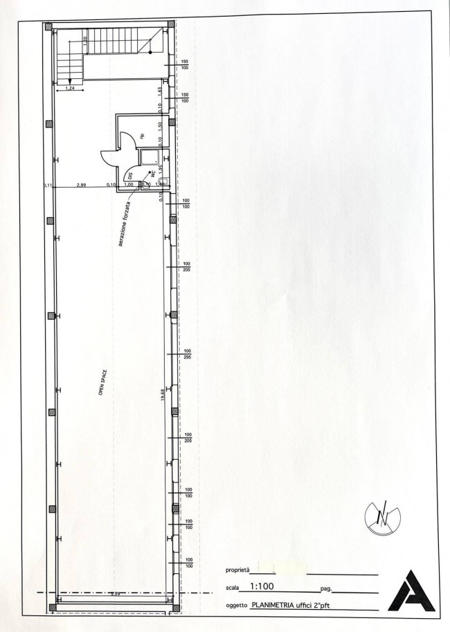 Ufficio in affitto a Chivasso