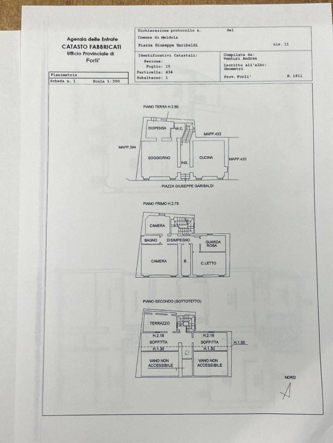 Casa indipendente in vendita a Meldola